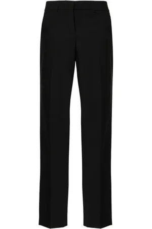 DRHOPE Pantalon de costume en coton mélangé