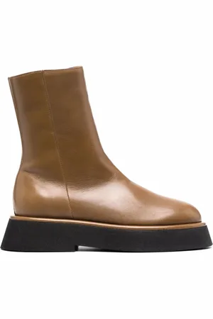Wandler Bottines en cuir à fermeture zippée