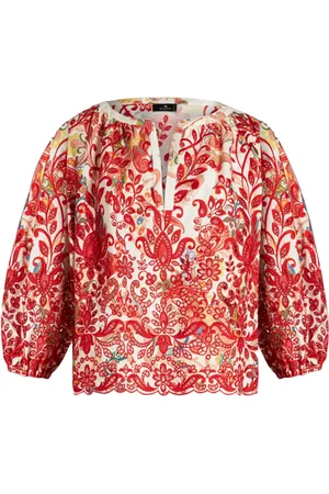 Etro Blouse brodée à motif cachemire