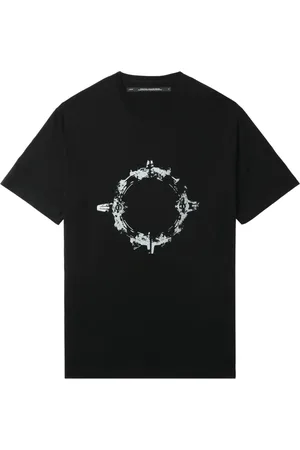 JULIUS T-shirt à imprimé abstrait