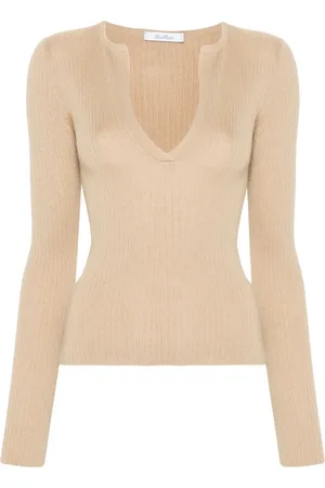 Max Mara Pull en maille nervurée