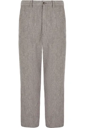 Giorgio Armani Pantalon court à coupe droite