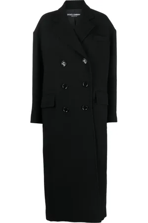 Dolce & Gabbana Manteau en laine mélangée à boutonnière croisée
