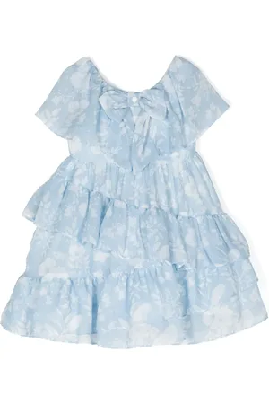 PATACHOU Robe fleurie à volants superposés