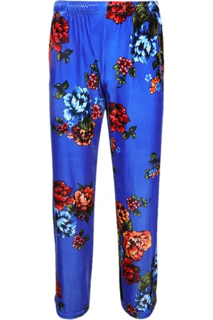 Vetements Pantalon de jogging en velours à imprimé tête de mort