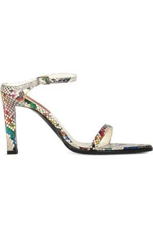 Missoni Mules en cuir 90 mm à imprimé peau de serpent