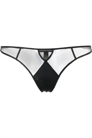 Kiki de Montparnasse String transparent à taille basse