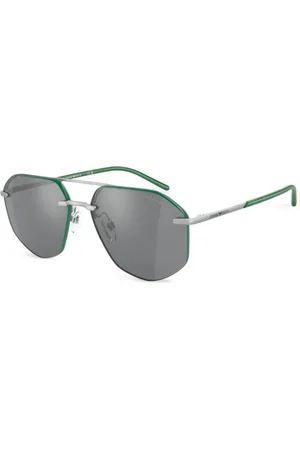 Emporio Armani Lunettes de soleil à monture pilote