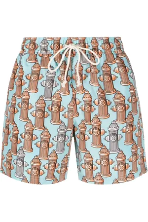 Palm Angels Short de bain Fire Hydrant