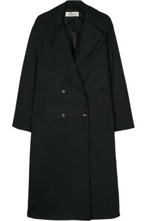 Rohe Manteau mi-longue à boutonnière croisée