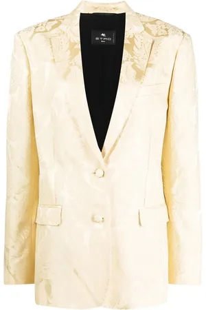 Etro Blazer boutonné à motif en jacquard