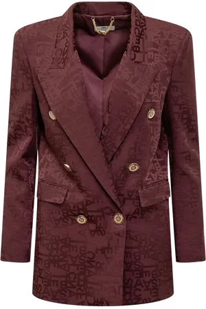 Elisabetta Franchi Blazer à logo en jacquard