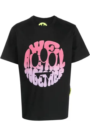 BARROW T-shirt en coton à imprimé graphique