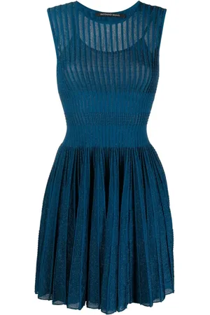 ANTONINO VALENTI Robe évasée à design sans manches