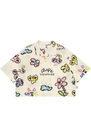 A Bathing Ape Chemise boutonnée à logo imprimé