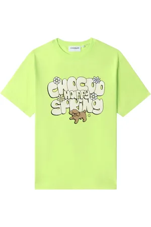 Chocoolate T-shirt à imprimé graphique en coton stretch