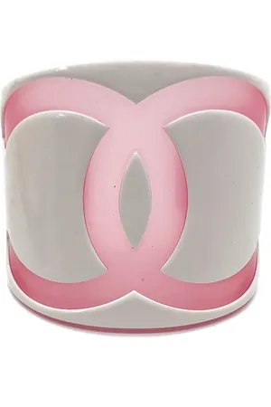 CHANEL Bracelet oversize à logo CC (années 2001)