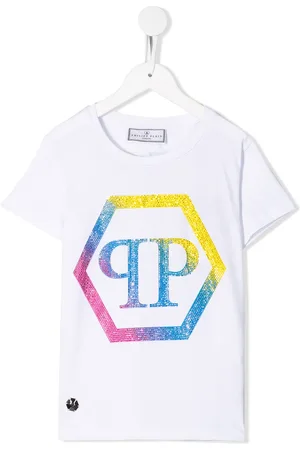 Philipp Plein T-shirt à logo strassé