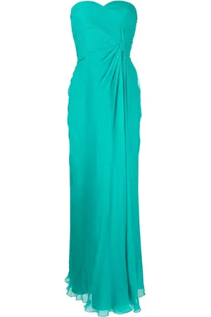 Alberta Ferretti Robe longue à fronces