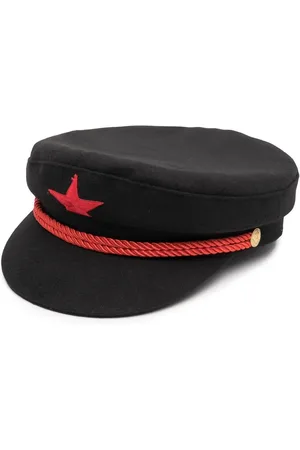 Manokhi Casquette gavroche à broderies