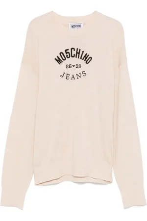 Moschino Pull à logo intarsia