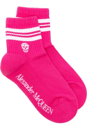 Alexander McQueen Chaussettes en maille intarsia