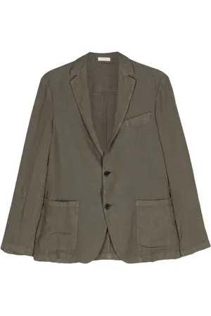 ALTEA Blazer en lin à simple boutonnage