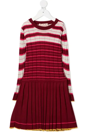 Marni Robe en maille à jupe plissée