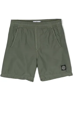 Stone Island Short de bain à motif Compass signature