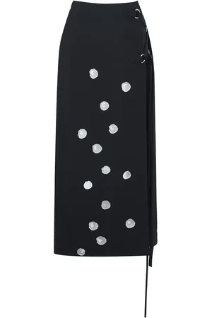 PORTS 1961 Jupe crayon à imprimé Alpine Ice Cube