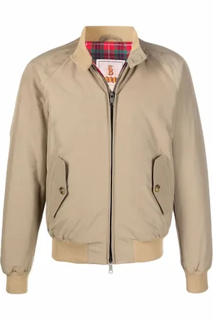Baracuta Veste bomber à fermeture zippée