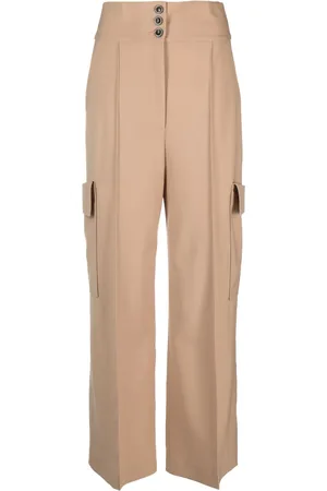 Msgm Pantalon cargo à taille haute