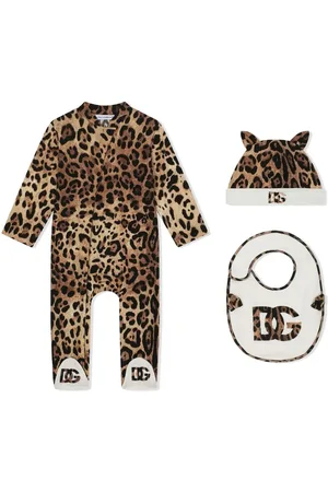 Dolce & Gabbana Trousseau de naissance à imprimé léopard