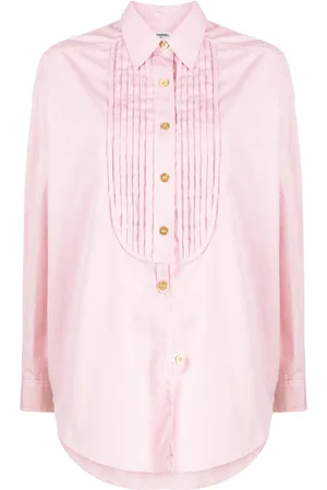 CHANEL Chemise à col plastron (années 1990-2000)