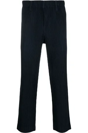 Issey Miyake Pantalon à coupe droite
