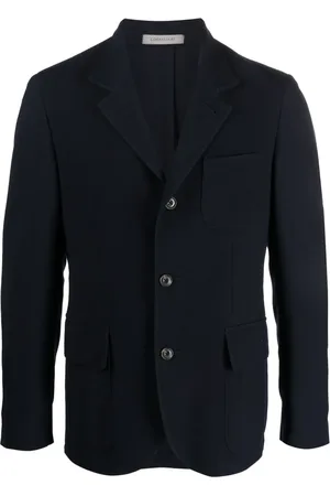 corneliani Blazer en laine vierge à simple boutonnage