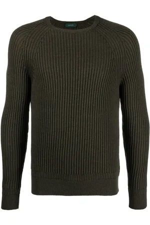 ZANONE Pull en maille nervurée