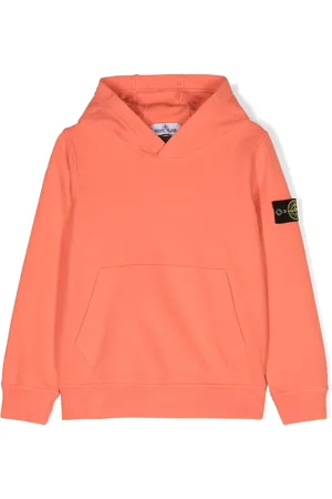 Stone Island Hoodie en coton à patch Compass