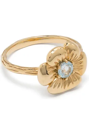Aurélie Bidermann 18kt yellow gold topaz Bouquet ring