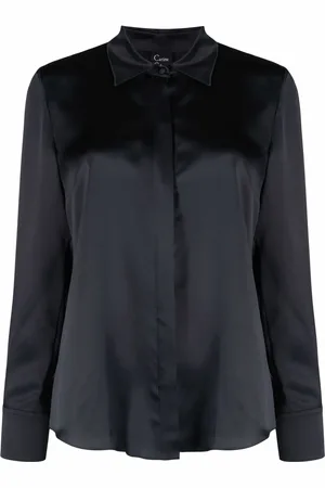 CARINE GILSON Chemise en soie à manches longues