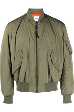 Aspesi Veste bomber à logo imprimé