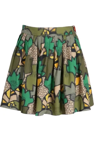 Kenzo Minijupe plissée à imprimé camouflage