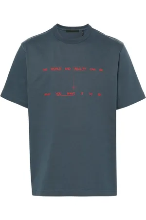 Helmut Lang T-shirt en coton à imprimé graphique