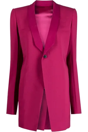 Rick Owens Blazer à revers crantés