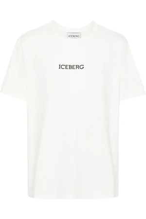 Iceberg T-shirt en coton stretch à logo imprimé