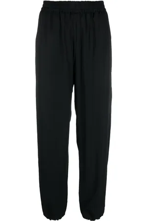 Y-3 Pantalon droit à taille mi-haute