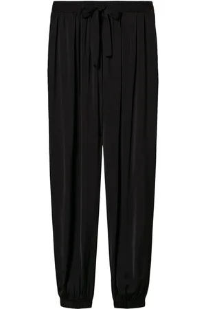 Twin-Set Pantalon à taille à lien de resserrage