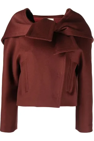 Shanshan Ruan Veste crop à col châle