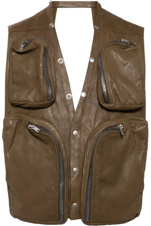 Rick Owens Veste boutonnée à poches cargo