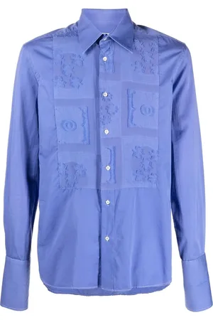 Gianfranco Ferré Chemise à patchs brodés (années 2000)